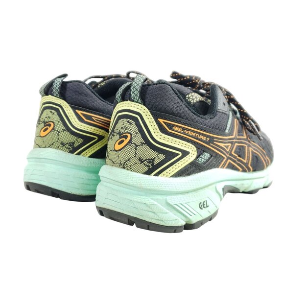 Asics Gel-Venture-7 Womens Size 7.5  Trail Running Shoes Black & Mint - Picture 3 of 9
